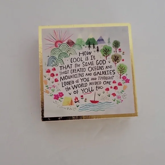 Natural Life-Tiny Block Keepsake - Picture 2 of 3